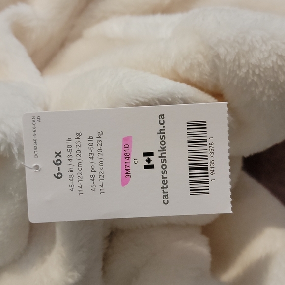 Carter's Fuzzy Pullover Hoodie - Picture 3 of 3